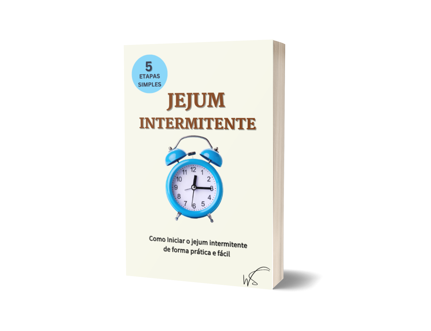 Capa do E-book Jejum Intermitente